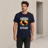 Camiseta para hombre, color azul marino, talla M. Diseño: Vista previa de la imagen del producto 3