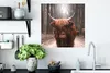 MuchoWow® Poster Schottischer Hochländer - Wald - Kuh - Produktbild-Vorschau 3