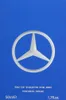 The image shows the front of a blue perfume box with the Mercedes-Benz logo. Anteprima dell’immagine prodotto