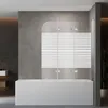 Duschabtrennung Faltbar Duschwand für Badewanne 120x140cm Produktbild-Vorschau 1