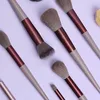 Profesjonalny zestaw 13 pędzli do makijażu z włókien Podgląd zdjęcia produktu 7