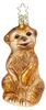 Christbaumschmuck Erdmännchen Glas 10cm braun, 1 Stück Produktbild-Vorschau 2