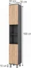 Hochschrank Vicco Fynn Anthrazit/Goldkraft Eiche 30 x 190 Produktbild-Vorschau 3