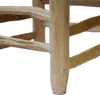 Scandi Stil Holzhocker Hocker Fußhocker mit geflochtenen Produktbild-Vorschau 6