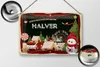 Blechschild Weihnachten Grüße aus HALVER 30x20cm Produktbild-Vorschau 2