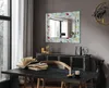 Blumen und Vögel – Rechteckiger Spiegel mit Druck 80x60 cm Produktbild-Vorschau 3