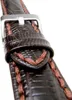 Teju Sport Ersatzband Uhrenarmband Kalbsleder Dunkelbraun Produktbild-Vorschau 2