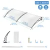 XMTECH Vordach Haustürvordach 300x100cm Pultbogenvordach Produktbild-Vorschau 2