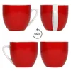 6er Set Variant Rot Suppenteller bunte tiefe Teller Pasta Produktbild-Vorschau 13
