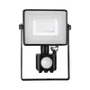 V-TAC PRO VT-30-S faro led 30W ultra slim nero con sensore Anteprima dell’immagine prodotto 5