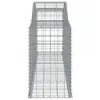 Gabionen mit Hochbogen 15 Stk. 300x50x80/100cm Verzinktes Produktbild-Vorschau 5