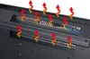 Cheminée murale électrique noir max. 1800 W télécommande Voir les images du produit 1