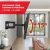 Support TV 32-75'' 50kg ajustable max VESA 400x400 noir Voir les images du produit 11