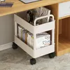dvoupatrový pojízdný úložný vozík na kolečkách, Náhled obrázku produktu 3