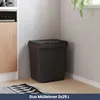 DELUKE® Mülleimer 2 Fächer Küche - 2x25L Trenneimer, Mit Produktbild-Vorschau 2