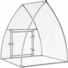vidaXL Klec pro kuřata stříbrná 100x105x120 cm Pozinkovaná Náhled obrázku produktu 7