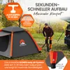 ELONEO aufblasbares Zelt für 1-3 Personen mit Vordach & Produktbild-Vorschau 2