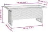 vidaXL Záhradný stôl Grey 100x50x43/63 cm Akáciové drevo a Náhľad obrázku produktu 7