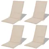 Poduszki Na Krzesła Ogrodowe, 4 Szt., Kremowe, 120X50X3 Cm Podgląd zdjęcia produktu 14