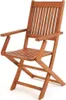 CASARIA® 2er Set Gartenstuhl Balkonstuhl Holz Sydney Produktbild-Vorschau 13