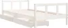 vidaXL Lit d'enfant avec tiroirs blanc 90x200 cm pin massif Voir les images du produit 4