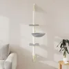 vidaXL Drapak z mocowaniem do ściany jasnoszary 142,5 cm Podgląd zdjęcia produktu 2