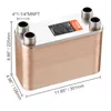 Wymiennik ciepła VEVOR, 127 x 305 mm, 80 płyt, lutowany Podgląd zdjęcia produktu 8