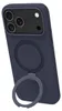 A dark blue phone case with a ring stand attached. Anteprima dell’immagine prodotto