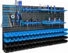 76 stohovacích boxov Nástenná polica z plastu 154 x 78 cm Náhľad obrázku produktu 1