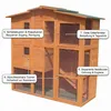 Mucola Hühnerstall Hasenstall Kaninchenstall Holz Freilauf Produktbild-Vorschau 5