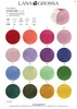 A color chart for Lana Grossa Cotton Wool yarn, showing various colors in skeins and swatches. Produktbild-Vorschau