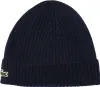 Cappello Lacoste in lana a coste Unisex Navy, Taglia:OSFA Anteprima dell’immagine prodotto 1