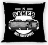 Plyšový polštářek Dekorační polštářek Gamer 40 x 40 cm Náhled obrázku produktu 4