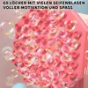 Rosa Blaspistole mit 69 Löchern erzeugt viele schillernde Blasen Anteprima dell’immagine prodotto