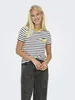 ONLY Gestreiftes T-Shirt mit Herzmotiv und Produktbild-Vorschau 2