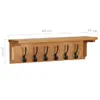 vidaXL Wieszak ścienny 60x16x16 cm lite drewno dębowe Podgląd zdjęcia produktu 8