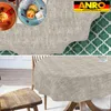 Tischdecke Melliert Grau Oval 200x140cm Schnittkante Produktbild-Vorschau 8