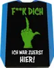 Weihnachtsmuffel Parkscheibe mit Spruch F**k Dich Ich war Produktbild-Vorschau 1