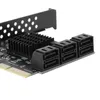 Rozšiřující karta PCIE na 6portový pevný disk SATA 3.0 6G Náhled obrázku produktu 9