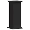 vidaXL Support pour plantes Noir 33x33x80 cm Bois composite Voir les images du produit 2