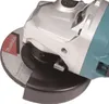 A close-up view of an angle grinder with a cutting disc attached. Voir les images du produit
