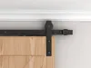 Holzschiebetür Scheunentor Oak verschiedene Größen offene Produktbild-Vorschau 5