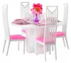 Komplettes Puppenmöbel-Set mit Dekorationen, Rosa, 38 Teile Produktbild-Vorschau 1