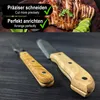 com-four® 2 teiliges Tranchierbesteck-Set - Grill-Besteck Produktbild-Vorschau 3