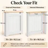 WISFOR Heizkörperverkleidung 78x20x92,5 cm, Produktbild-Vorschau 6