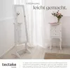 tectake® Schmuckschrank  mit Ganzkörperspiegel abschließbar Produktbild-Vorschau 3