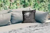 MuchoWow® Outdoor Kissen - Schnecke - Tiere - Schwarz - Produktbild-Vorschau 2
