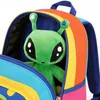 Alien Monster Plüschtier 33cm Grün Tentakel Horn Horror Produktbild-Vorschau 2