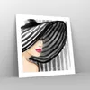 Poster - Poster ohne Rahmen - frau stil mode - 50x50 cm - Produktbild-Vorschau 7
