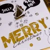 A close-up of a Christmas advent calendar with decorative elements and text. Produktbild-Vorschau